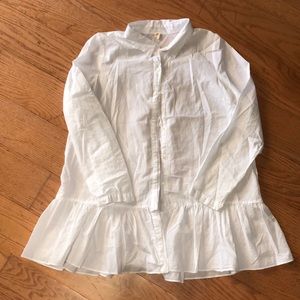 White Oversize Blouse